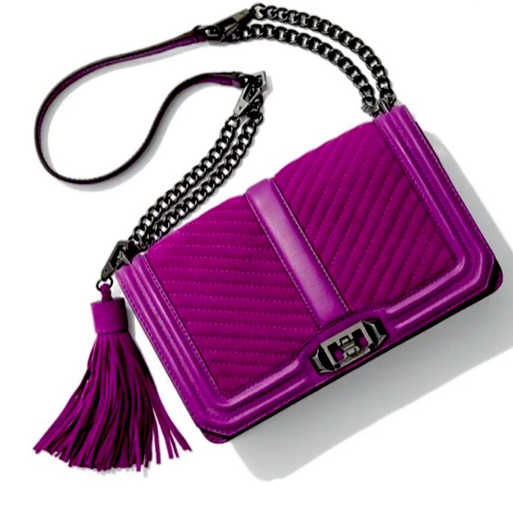 Rebecca Minkoff - Quilted Crossbody - Amethyst color